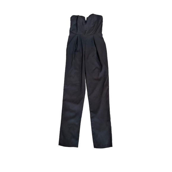 Poetry Sweatheart Neckline Black Pants Romper Size S - Picture 1 of 8